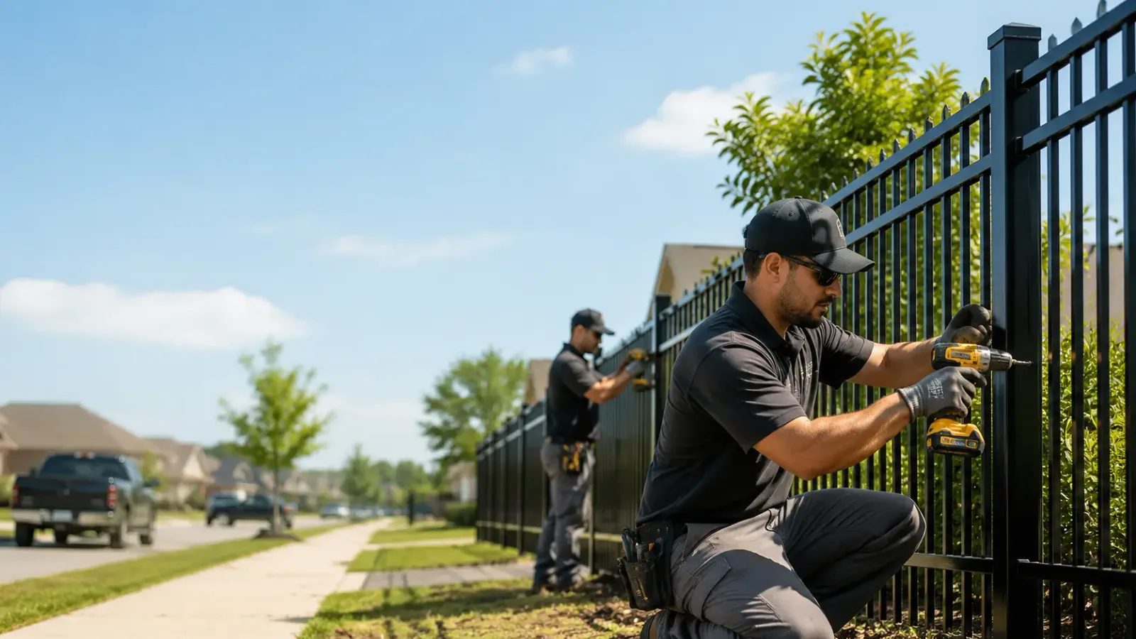 Metal Fence Installation in Harper, TX